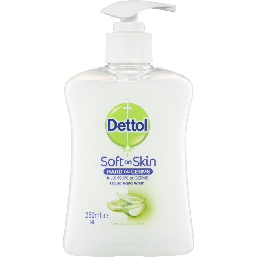 Dettol Liquid Hand Wash Aloe Vera and Vitamin E 250mL