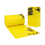 Best Hygiene 50L Yellow Biohazard Clinical Waste Bags Roll, 25 Bags