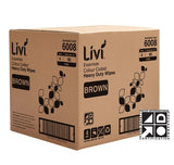 Livi Essentials Commercial Cafe and Restaurant Wipes, 90 Sheets, Brown