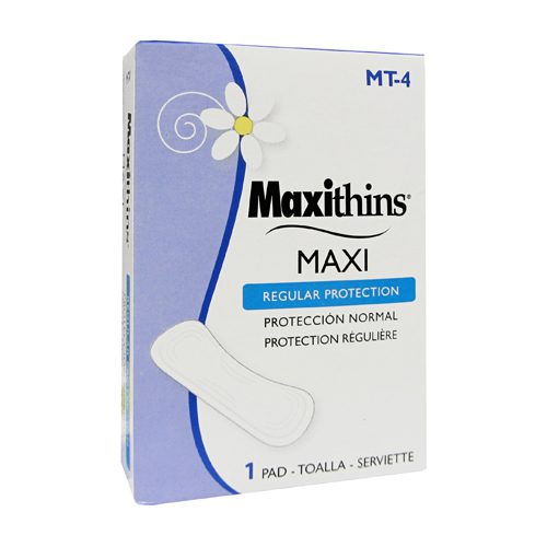 Maxithins Maxi Individually Packed Vending Machines Refills, 250 Pads