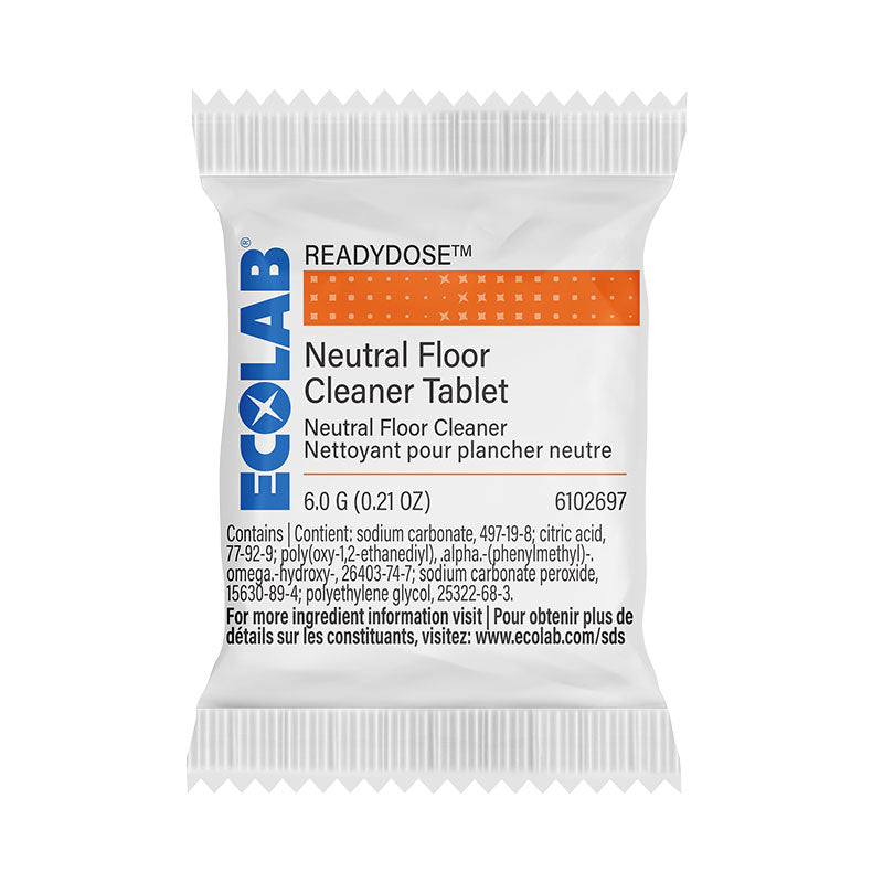 Ecolab ReadyDose Neutral Floor Cleaner Tablet 6g