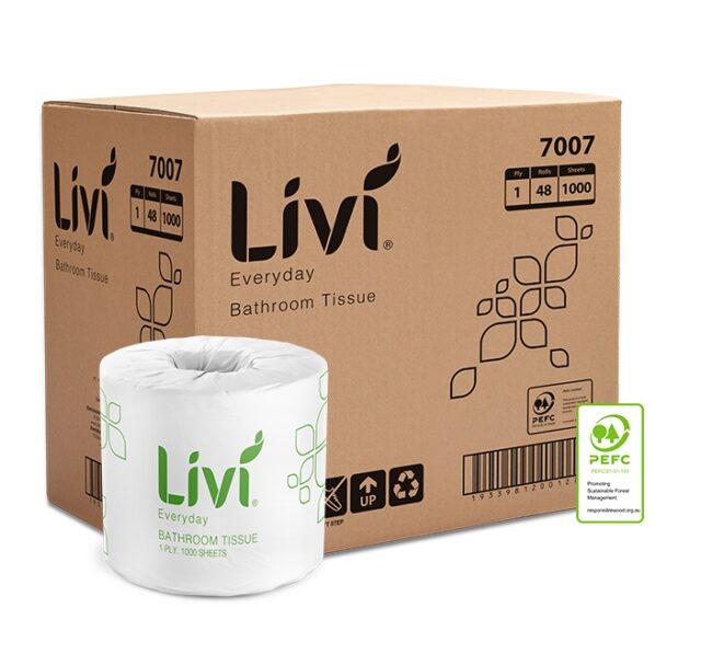 Livi Basics Toilet Tissue 1 Ply 1000 Sheets - 7007