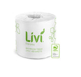 Livi Everyday Basics Toilet Tissue 2 Ply 400 Sheets