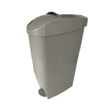 18L Sanitary Pedal Bin, Grey