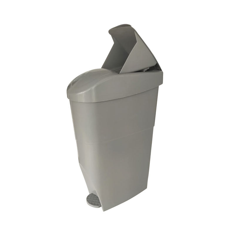 18L Sanitary Pedal Bin, Grey