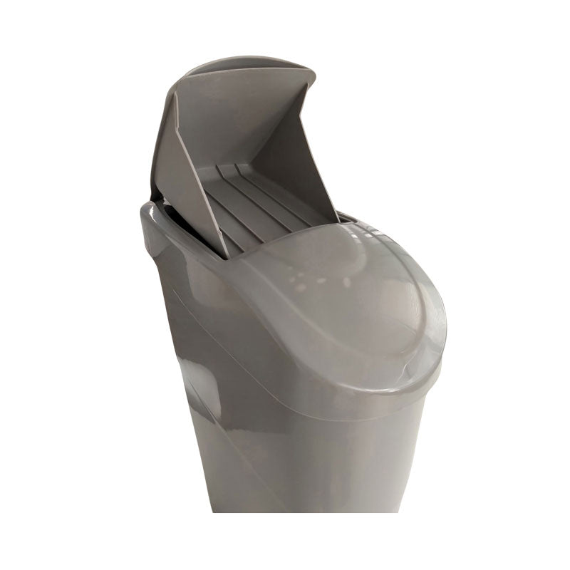 18L Sanitary Pedal Bin, Grey