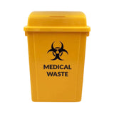 Hospeco 40L Medical Waste Sharps Disposal Bin, Yellow