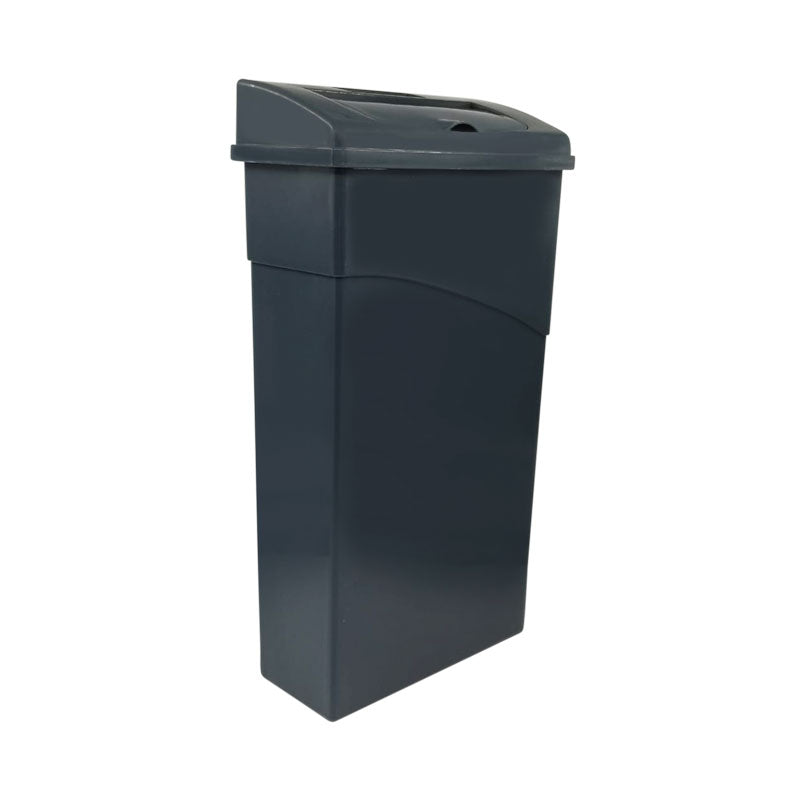 Comfortsan 25L Slim Sanitary Bin, Dark Grey