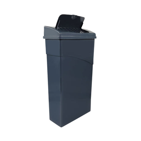 Comfortsan 25L Slim Sanitary Bin, Dark Grey