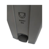 Hospeco 45L Diaper Pedal Bin Dark Grey