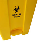 Hospeco 45L Yellow Medical & Clinical Waste Pedal Bin