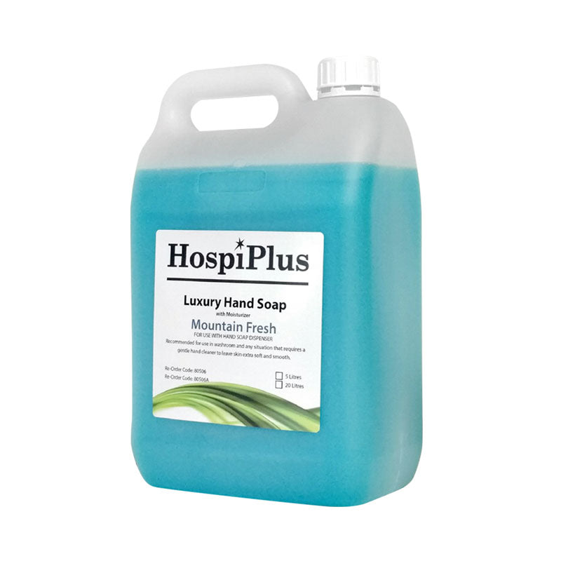 HospiPlus Blue Liquid Hand Soap with Moisturiser, 5 L