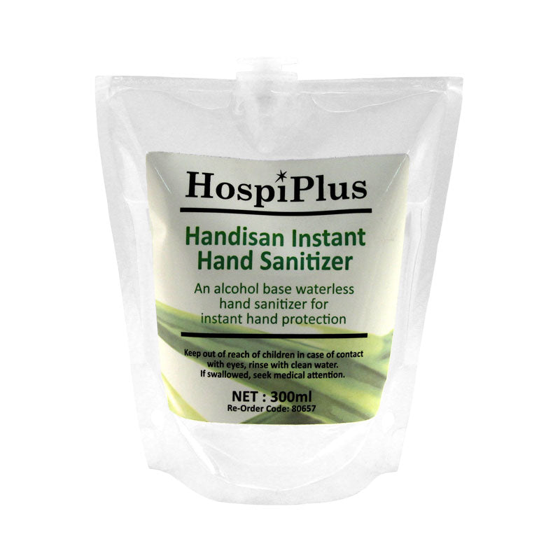 HandiSan 300mL Alcohol-Based Instant Hand Sanitiser Spray Refill Pouch
