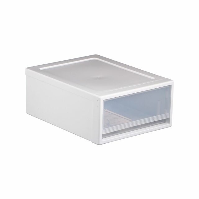 White Single Stackable Drawer