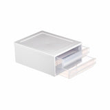 White Twin Horizontal Stackable Drawer