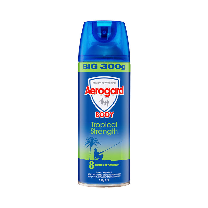 Aerogard Tropical Strength Insect Repellent Aerosol Spray 300g