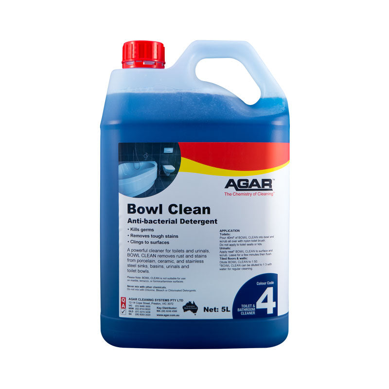 Agar Bowl Clean Antibacterial Toilet and Urinal Cleaner, 5L