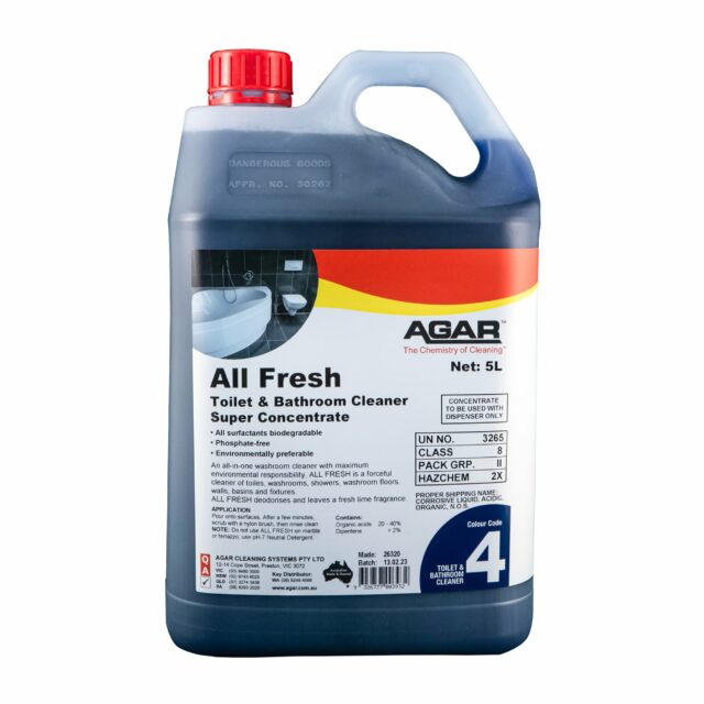 Agar All Fresh Toilet and Bathroom Cleaner, 5L