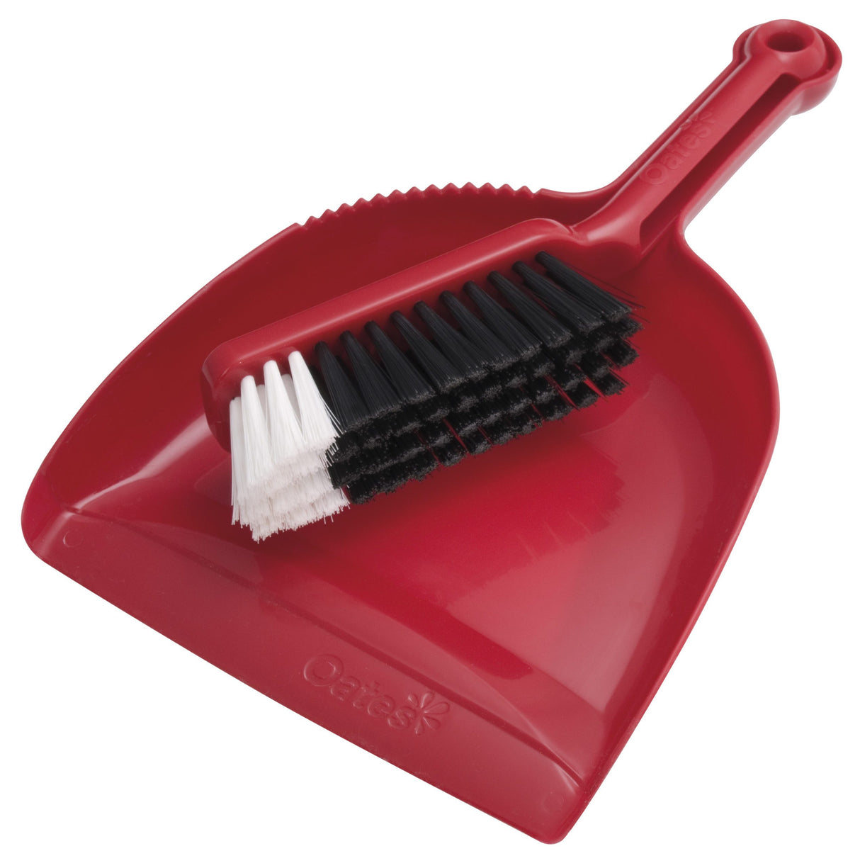 Oates Red Dustpan and Bannister Set