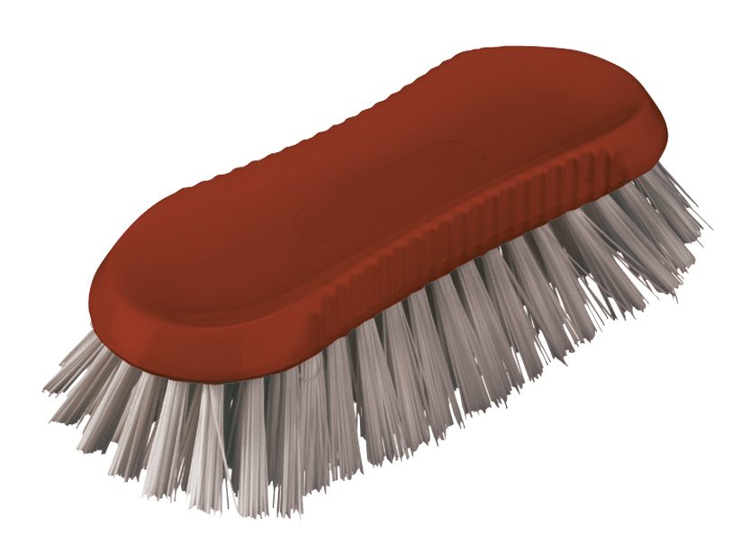 Daisy Dairy Scrub Brush - Red