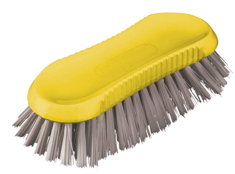 Daisy Dairy Scrub Brush - Yellow