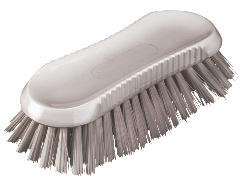 Daisy Dairy Scrub Brush - White