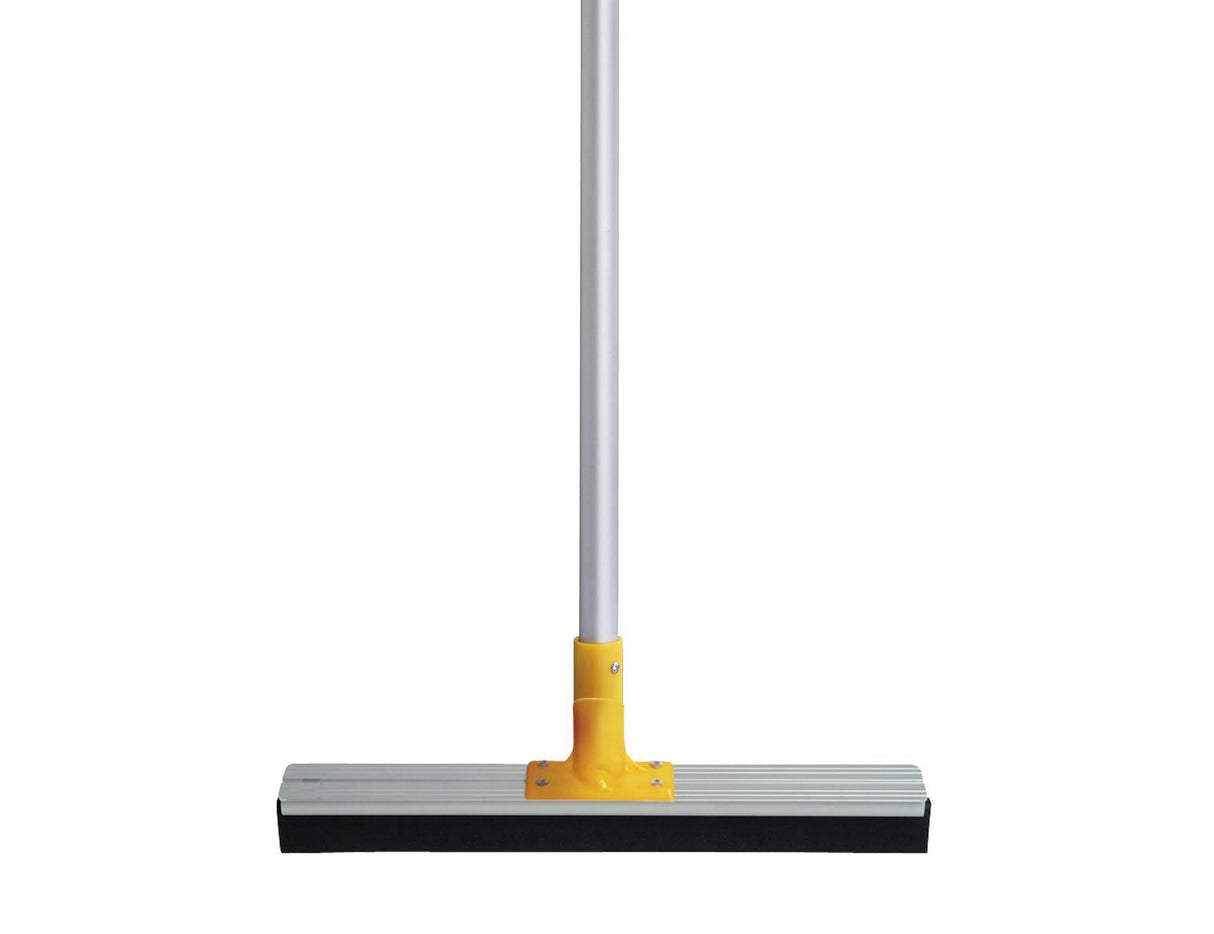 450mm Aluminium Back EVA Squeegee - Handled - Yellow