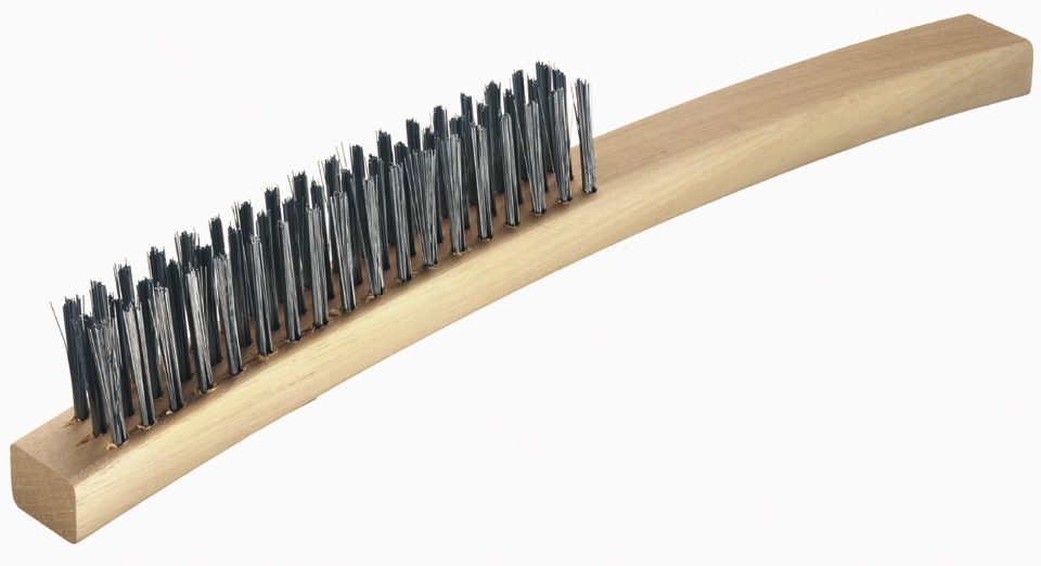 3 Row Medium Stiff Wire Brush No. 7