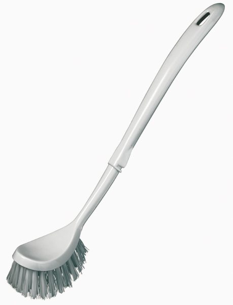 White Toilet Brush