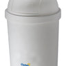 Domed Round Swing Lid Recycling Bin White Plastic Oates BB-28DW