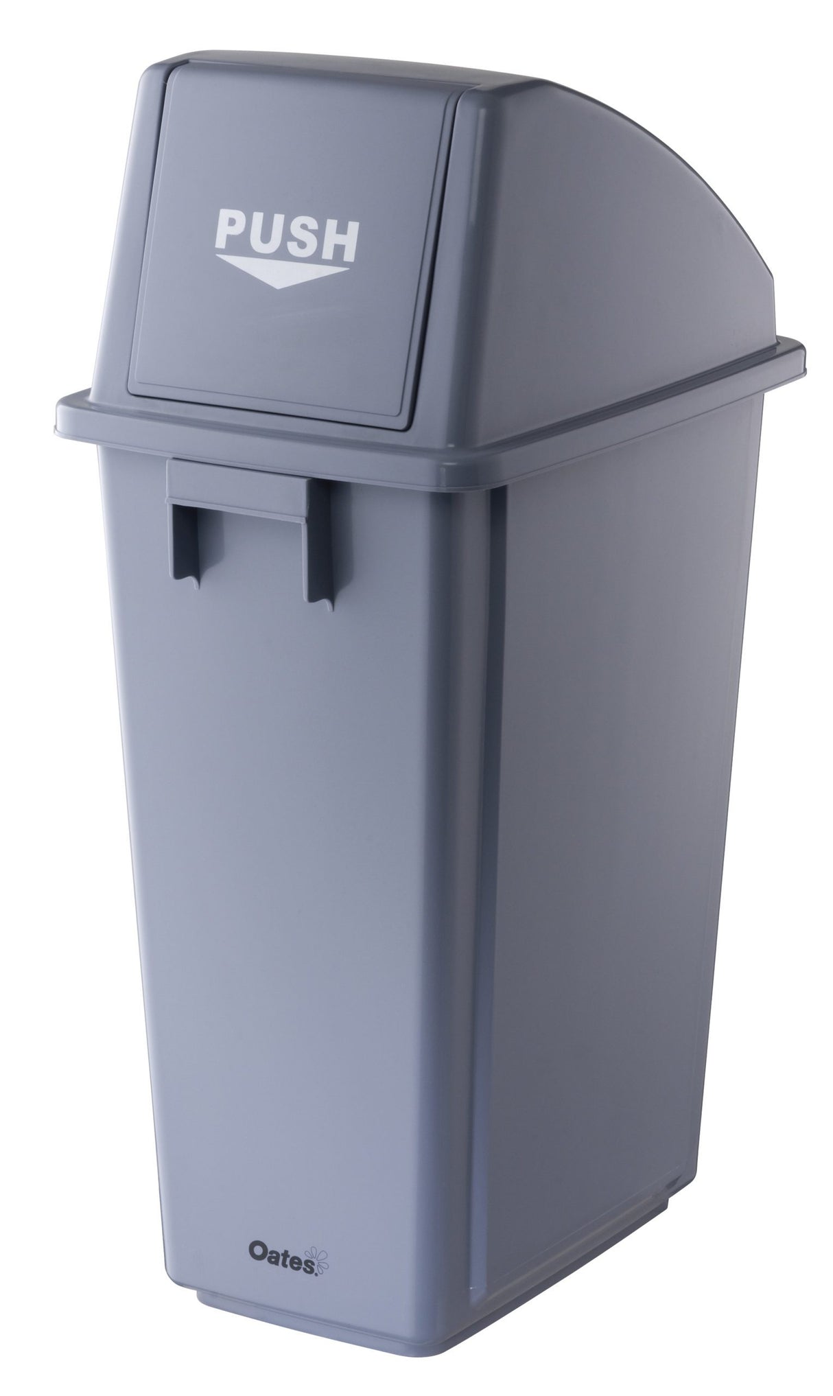 Oates 58L Flip-Top Bin Slimline Grey