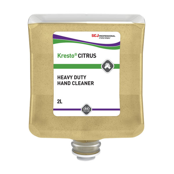 Deb 2L Kresto Citrus Heavy Duty Hand Cleaner with Scrubbers