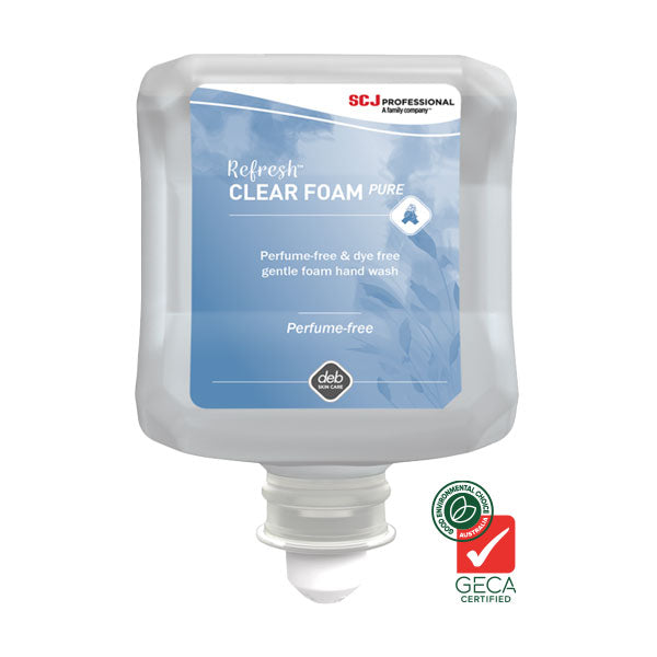 Deb Refresh Clear Foam Pure Hand Wash, 1L