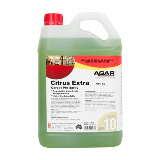 Agar Citrus Extra Carpet Pre-Spray, 5L