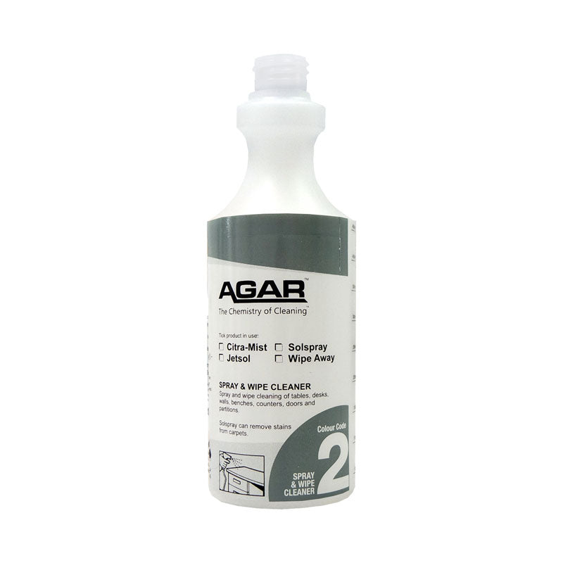 Agar 500mL Spray and Wipe Cleaner Spray Bottle Number 2