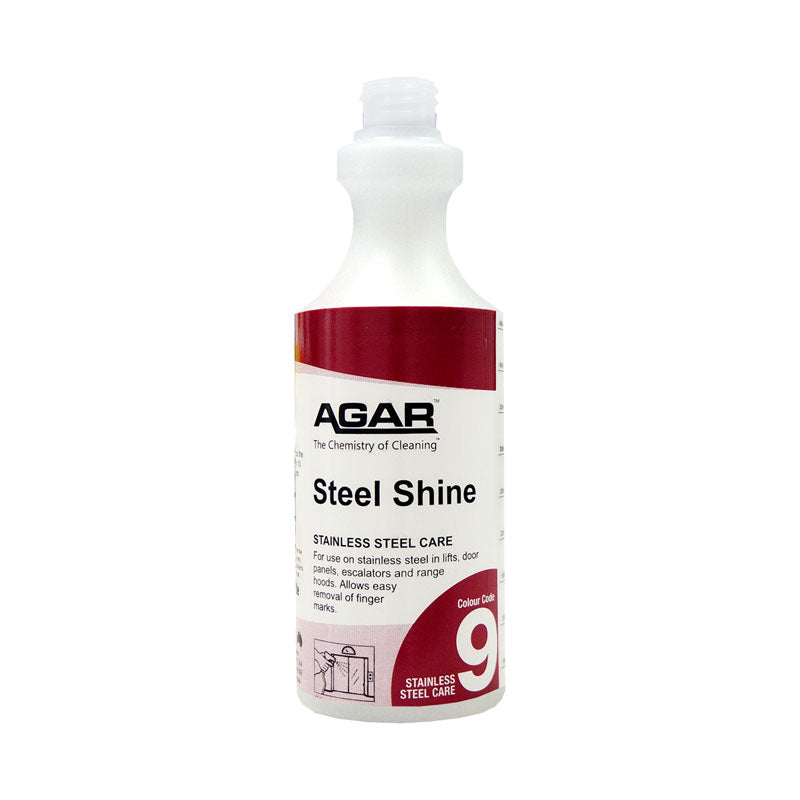 Agar 500mL Steel Shine Stainless Steel Polish Spray Bottle Number 9