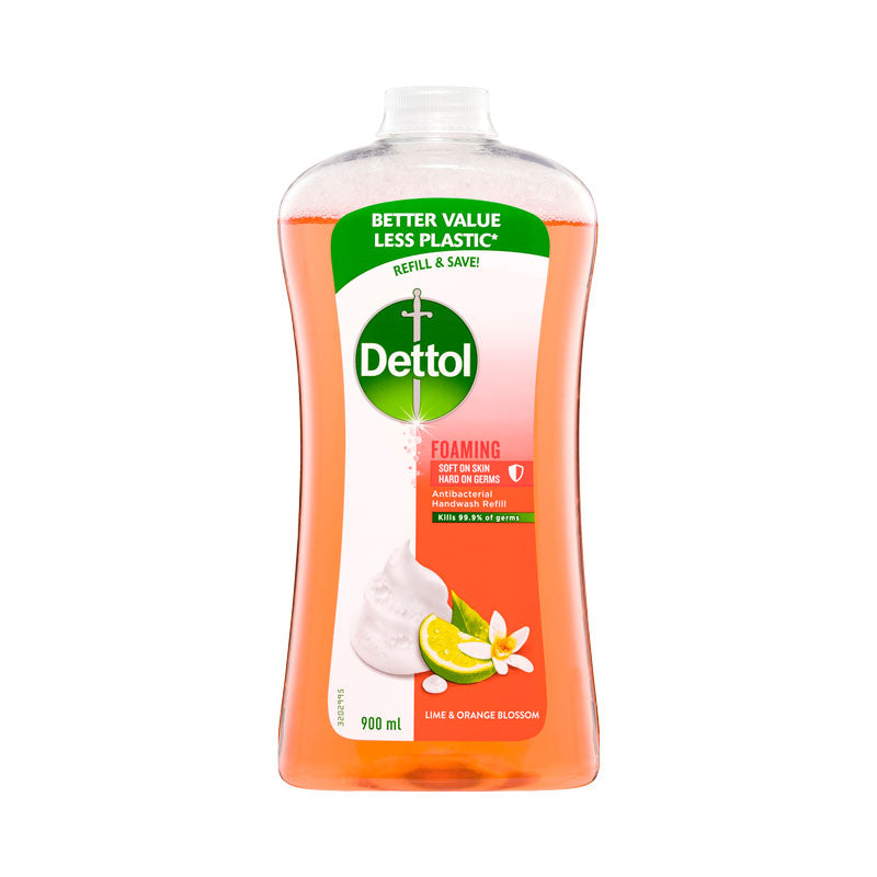 Dettol Foam Hand Wash Lime & Orange Blossom Refill 900mL