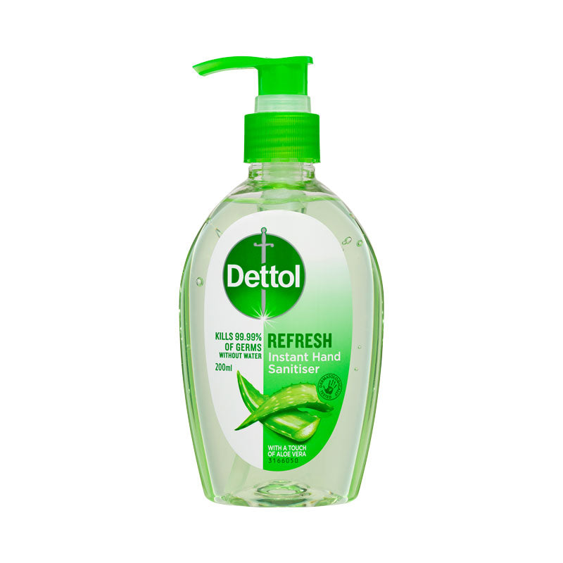 Dettol Instant Hand Sanitiser Refresh with Aloe Vera 200mL