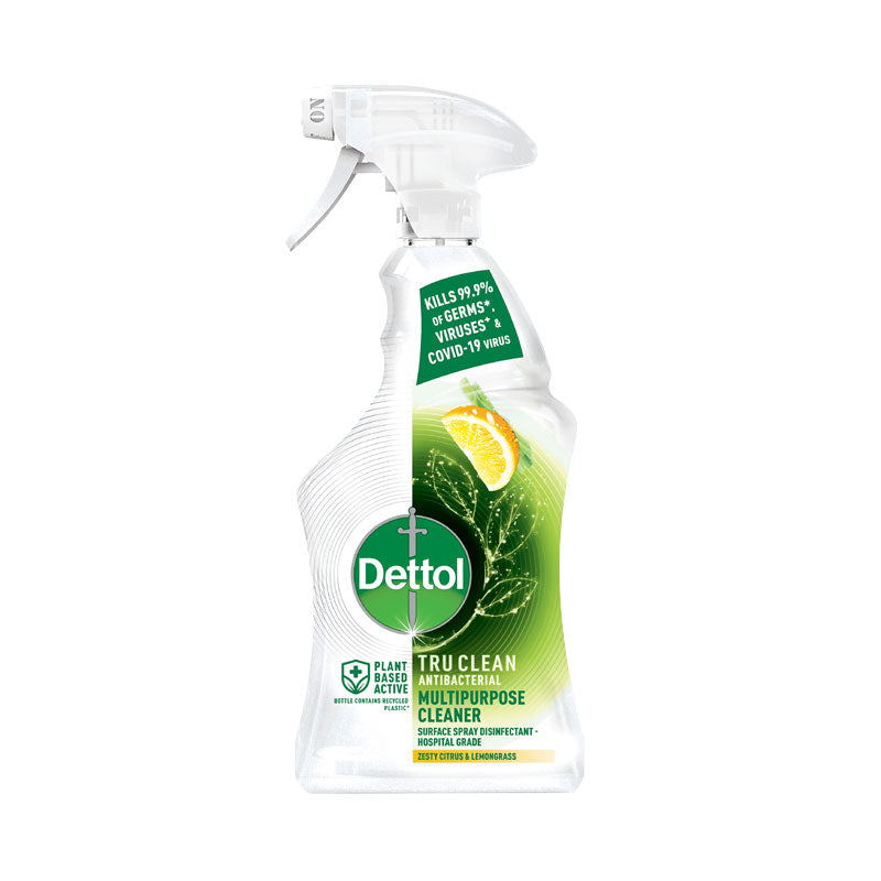 Dettol TruClean Multipurpose Trigger Zesty Citrus & Lemongrass 500mL