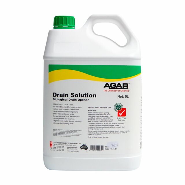 Agar Drain Solution Opener, 5L