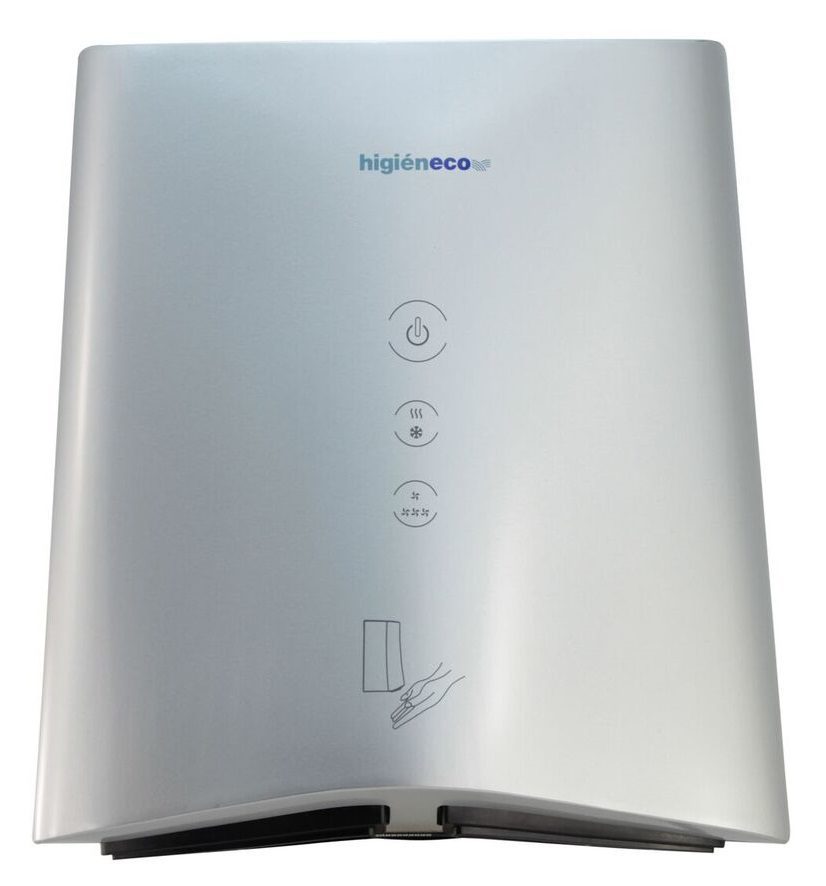 DualMAX High Speed Hand Dryer, Silver Coated, Stainless Steel