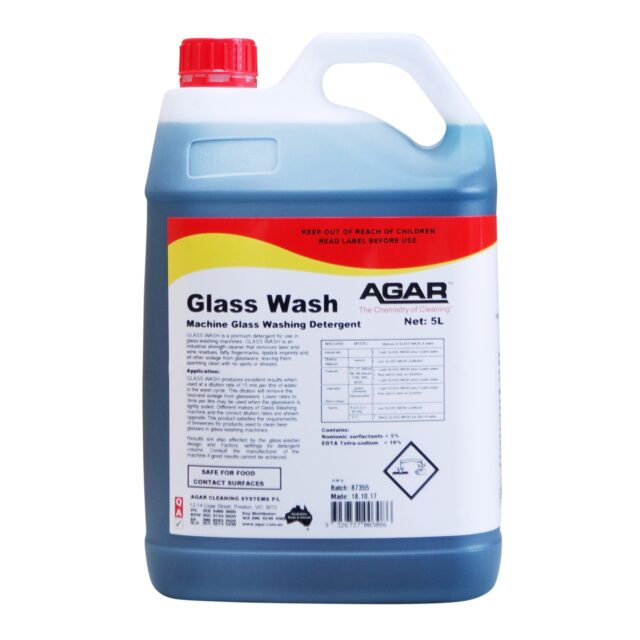 Agar Glass Wash Machine Glass Washing Detergent, 5L