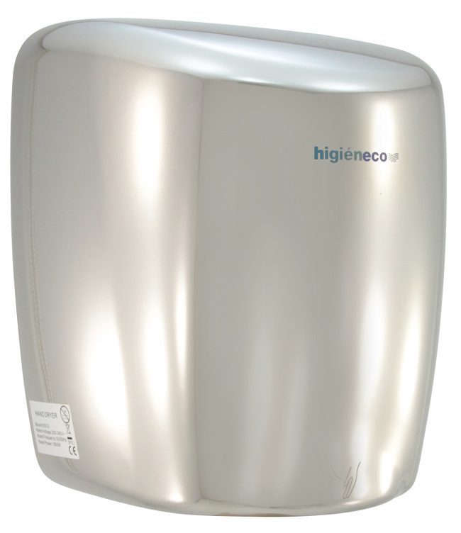 PowerMAX High Speed Hand Dryer, Polished Stainless Steel, Chrome