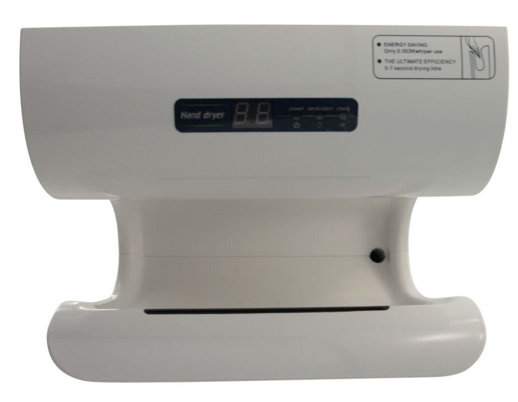 UltimaMAX High Speed Hand Dryer, White Coated, ABS