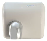 TradeMAX Conventional 360 Air Nozzle Hand Dryer, White Coated ABS