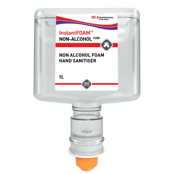 InstantFOAM® Non-Alcohol PURE Foam Hand Sanitiser, 1L Cartridge Touch Free