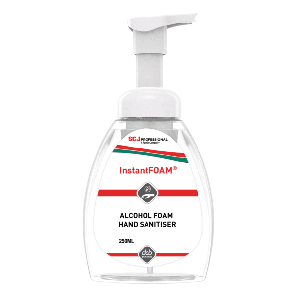 Deb 250mL InstantFOAM Alcohol-Based Foam Hand Sanitiser