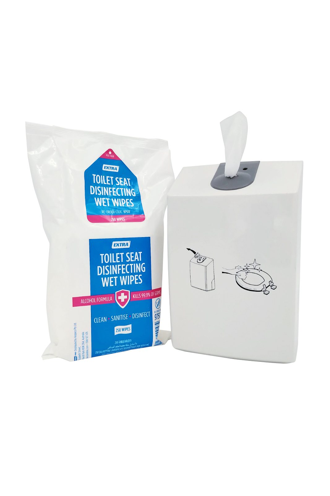 Scintilla Toilet Seat Disinfecting Wipes