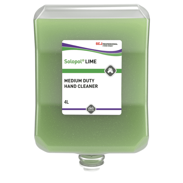 Solopol® Lime Medium-Heavy Duty Hand Cleaner, 4L Cartridge