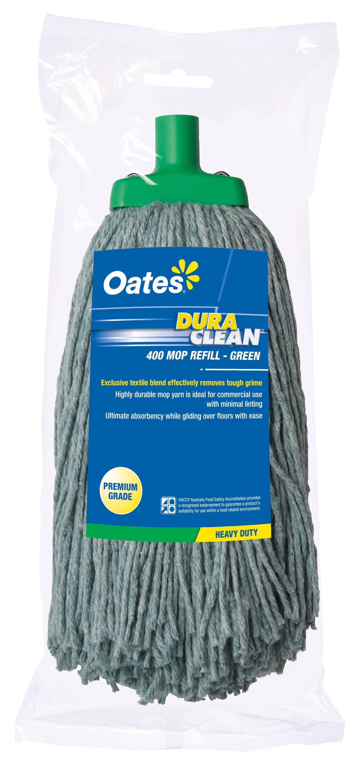 Oates Duraclean String Mop Head Refill 400g Green